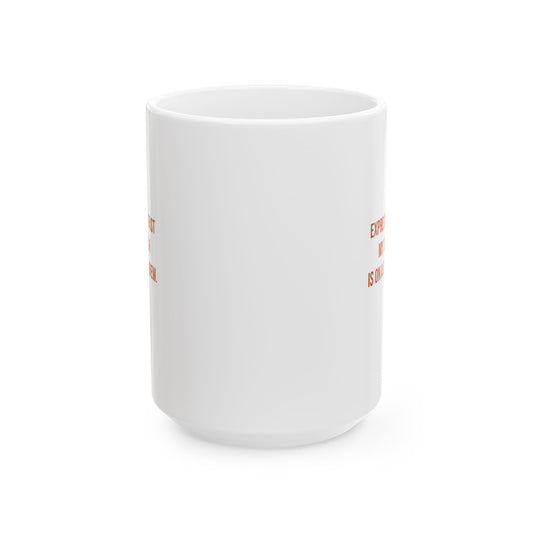 Expresso Is Fast My Speech Is On A Drip Brew Mug | CP Awareness | Uplifted By Design
