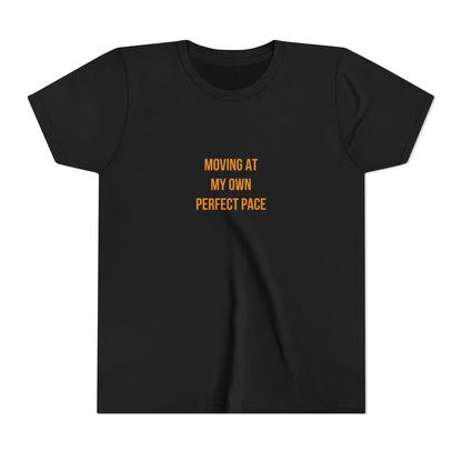 "Moving at My Own Perfect Pace" Cerebral Palsy Awareness Youth Tee | Uplifted By Design
