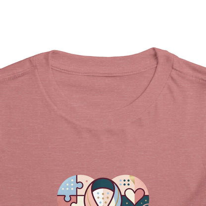 Uniquely Me, Wonderfully Free Neurodiversity Toddler Tee | Autism Acceptance