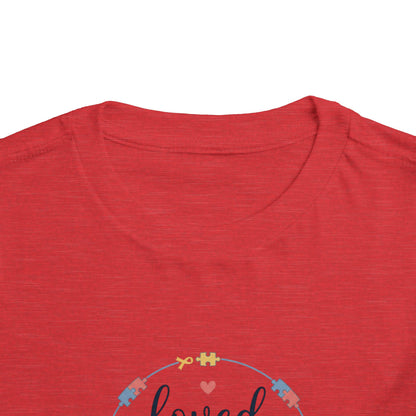 Loved Exactly As I Am Neurodiversity Toddler Tee | Autism Acceptance