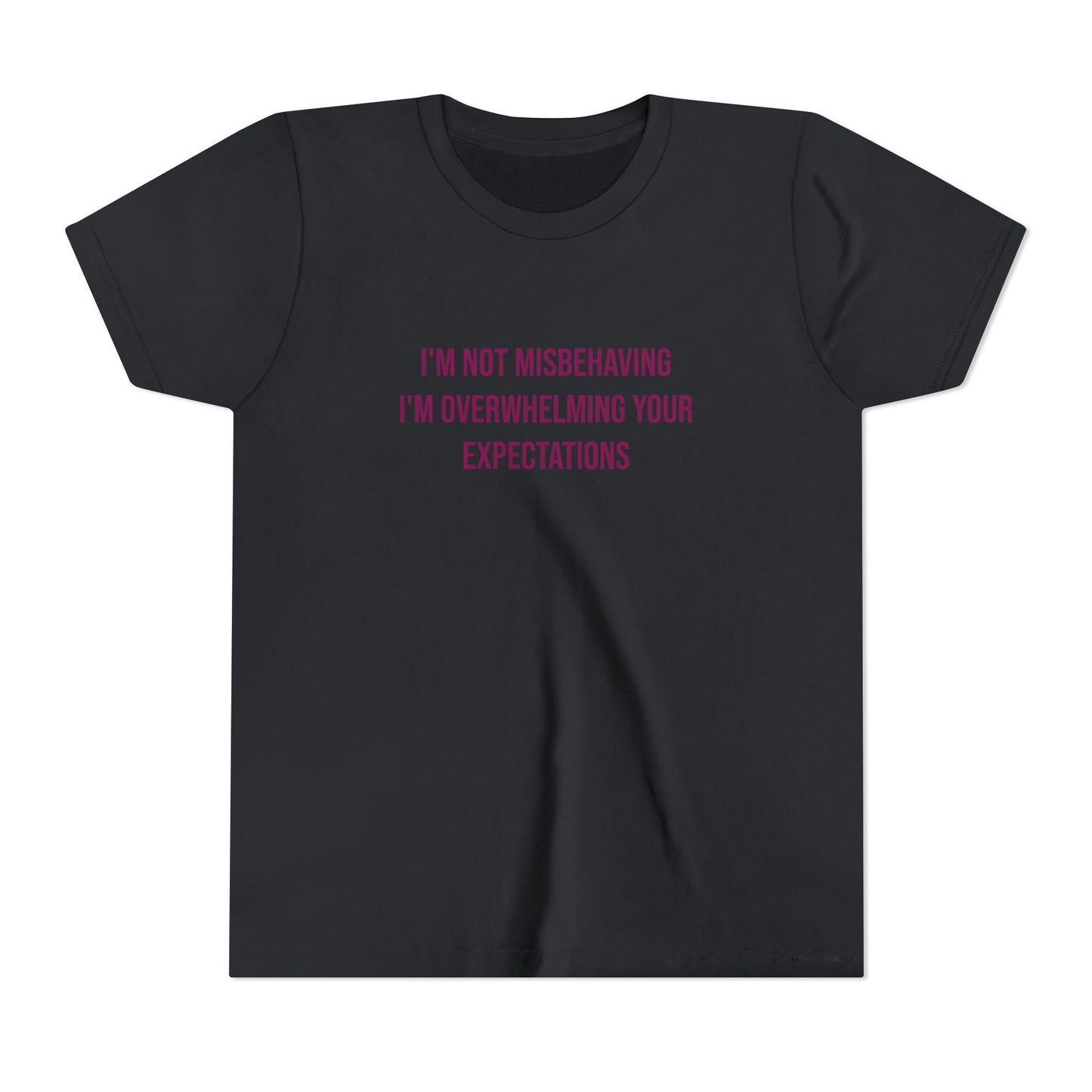 I'm Not Misbehaving" Neurodivergent Pride Youth Tee | Uplifted By Design