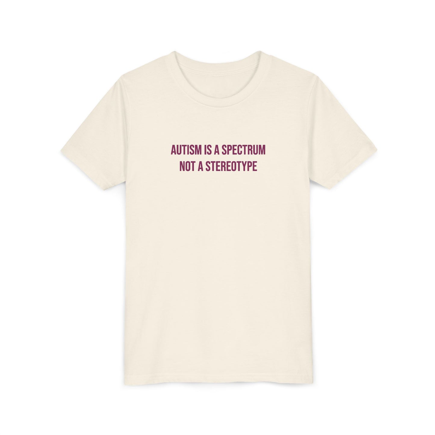 "Autism Is A Spectrum Not A Stereotype" Neurodivergent Pride Youth Tee | Uplifted By Design