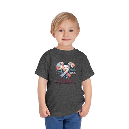 Uniquely Me, Wonderfully Free Neurodiversity Toddler Tee | Autism Acceptance