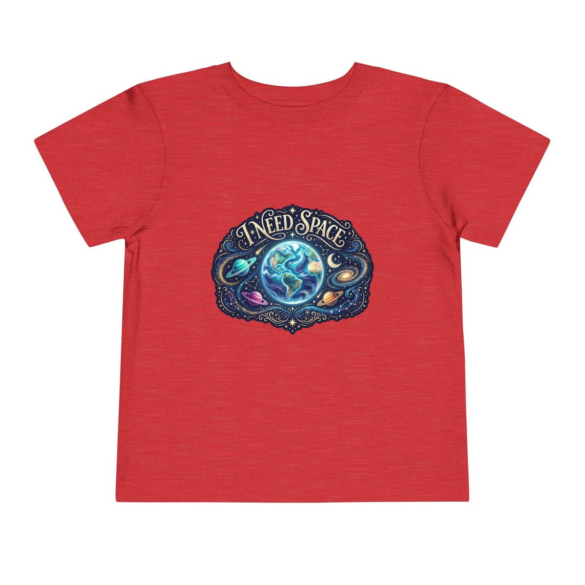Toddler Tee — "I Need Space" Cosmic Galaxy | Autism Acceptance & Sensory Pride Shirt