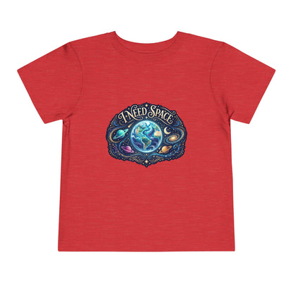 Toddler Tee — "I Need Space" Cosmic Galaxy | Autism Acceptance & Sensory Pride Shirt
