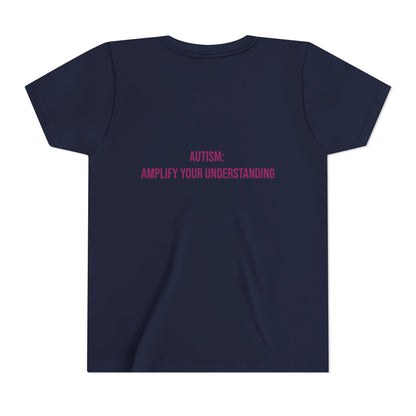 Amplify Your Understanding Empowerment Youth Tee | Autism Pride Kids Streetwear