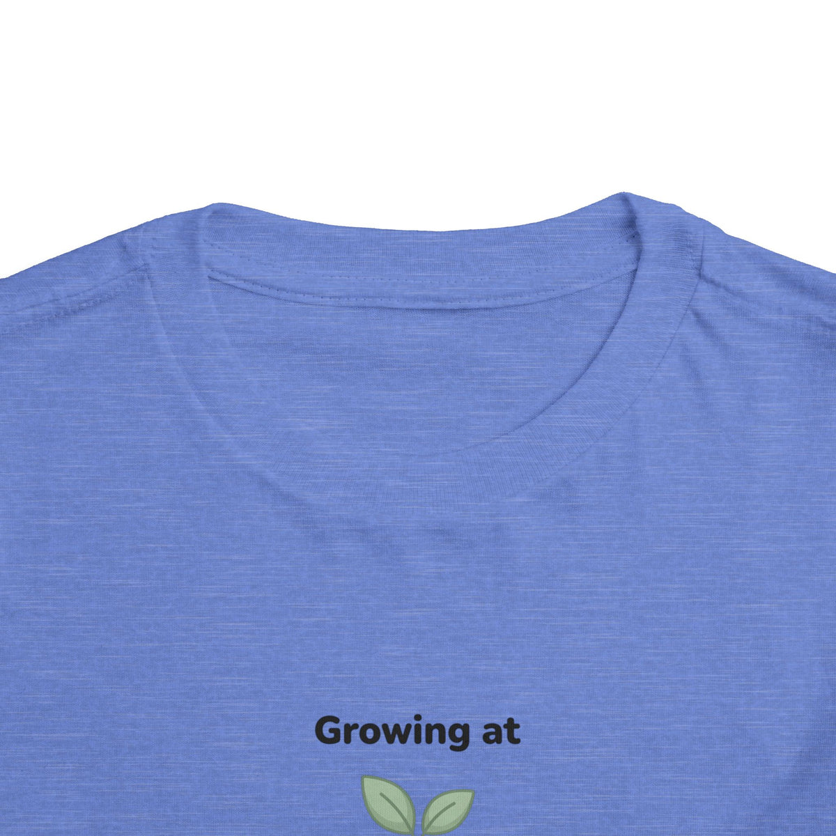 Growing at My Own Pace Toddler Shirt | Potted Plant Positive Affirmation Kids Tee