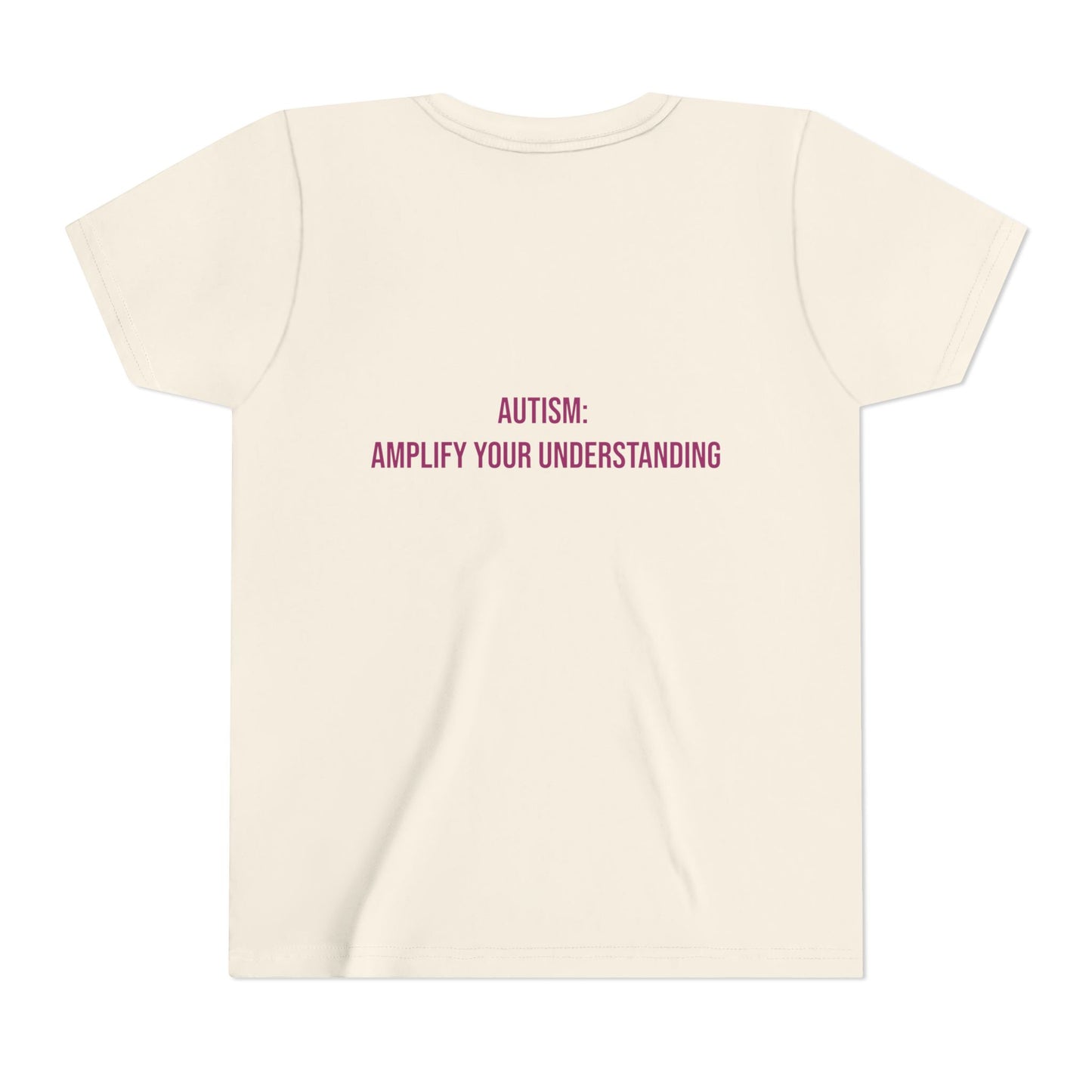 Amplify Your Understanding Empowerment Youth Tee | Autism Pride Kids Streetwear