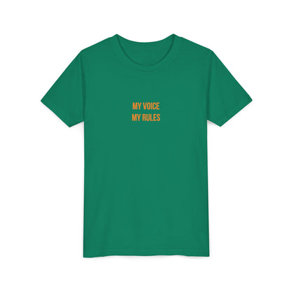 "My Voice My Rules" Cerebral Palsy Awareness Youth Tee | Uplifted By Design