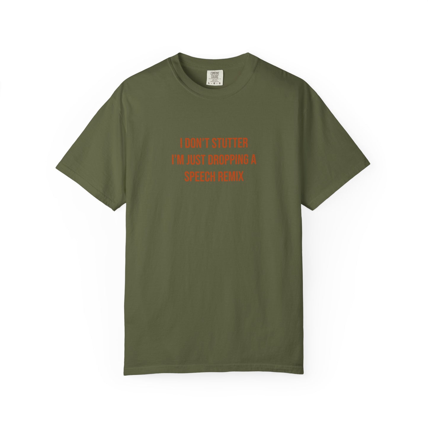 I Don't Stutter I'm Just Dropping A Speech Remix Tee | CP Awareness | Uplifted By Design