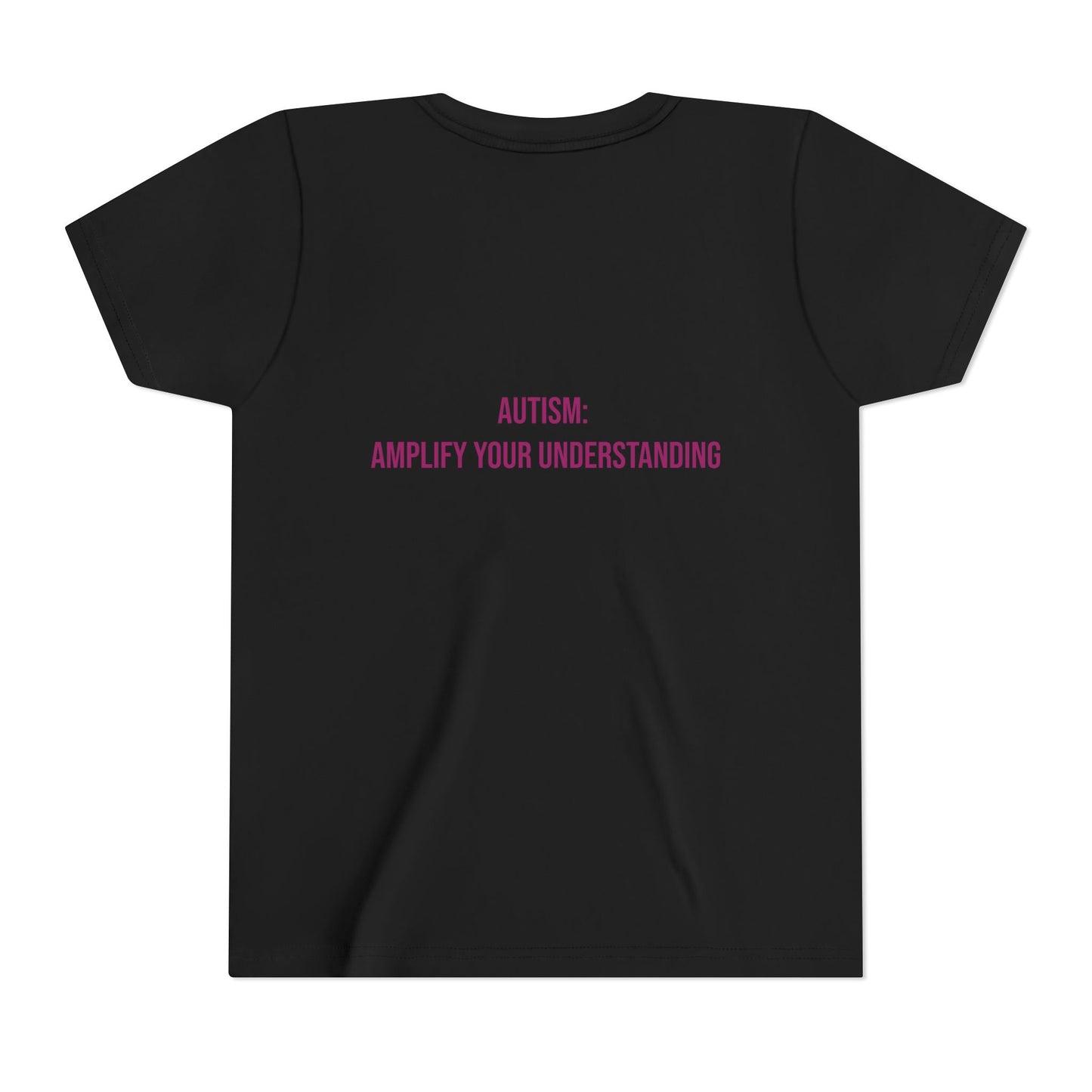 Amplify Your Understanding Empowerment Youth Tee | Autism Pride Kids Streetwear