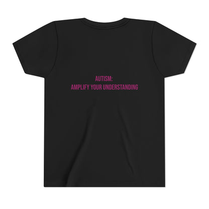 Amplify Your Understanding Empowerment Youth Tee | Autism Pride Kids Streetwear