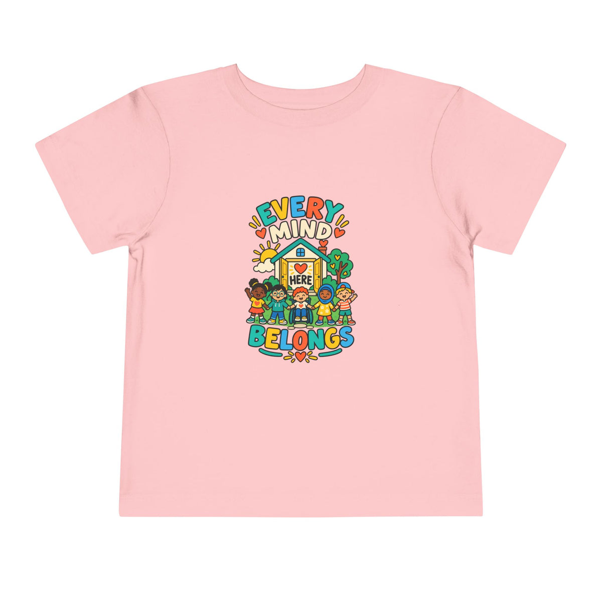 Every Mind Belongs Here Neurodiversity Toddler Tee | Autism Acceptance