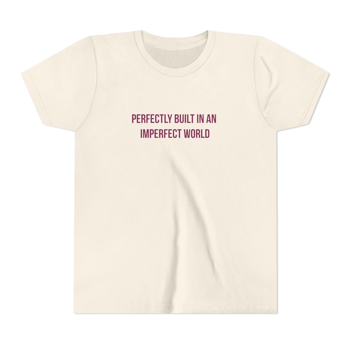 "Perfectly Built in an Imperfect World" Autism Awareness Youth Tee