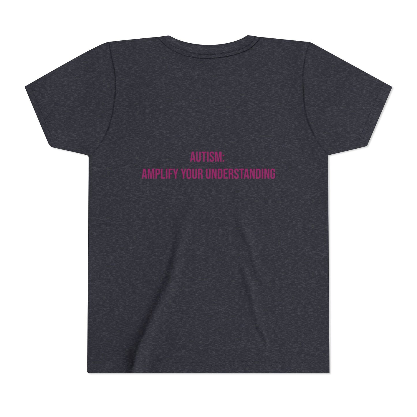 Amplify Your Understanding Empowerment Youth Tee | Autism Pride Kids Streetwear