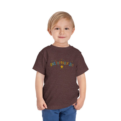 "Unstoppable Joy" Toddler Graphic Tee | Uplifted By Design™ Cerebral Palsy & Adaptive Movement Shirt