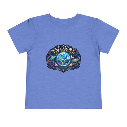 Toddler Tee — "I Need Space" Cosmic Galaxy | Autism Acceptance & Sensory Pride Shirt