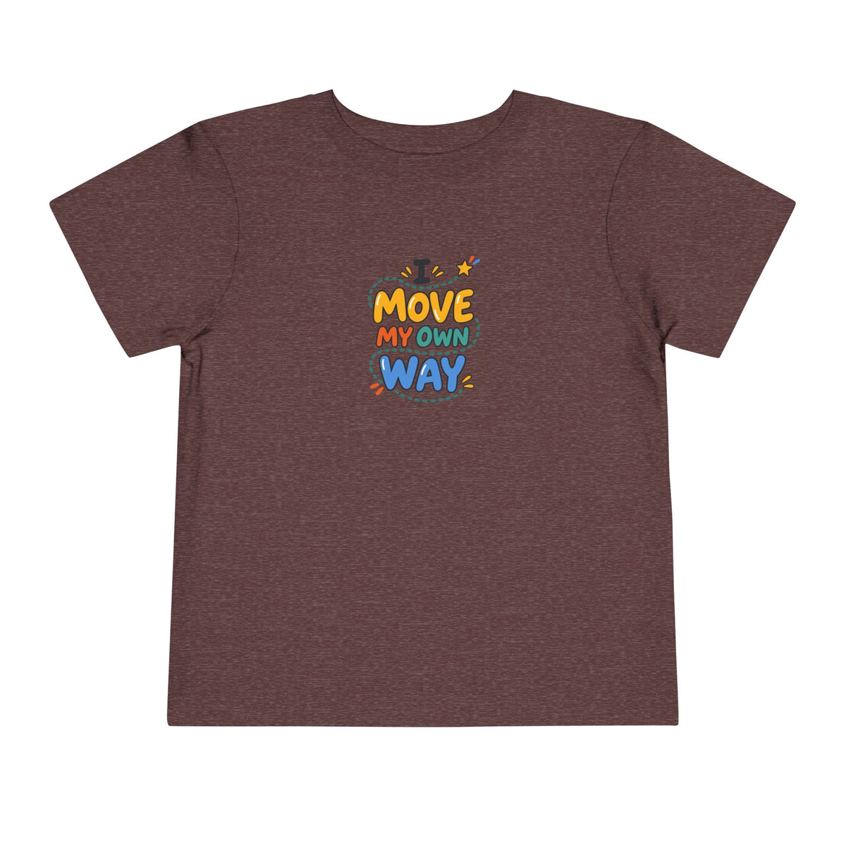 "I Move My Own Way" Toddler Graphic Tee | Uplifted By Design™ Adaptive Movement & Disability Pride Shirt