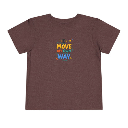 "I Move My Own Way" Toddler Graphic Tee | Uplifted By Design™ Adaptive Movement & Disability Pride Shirt