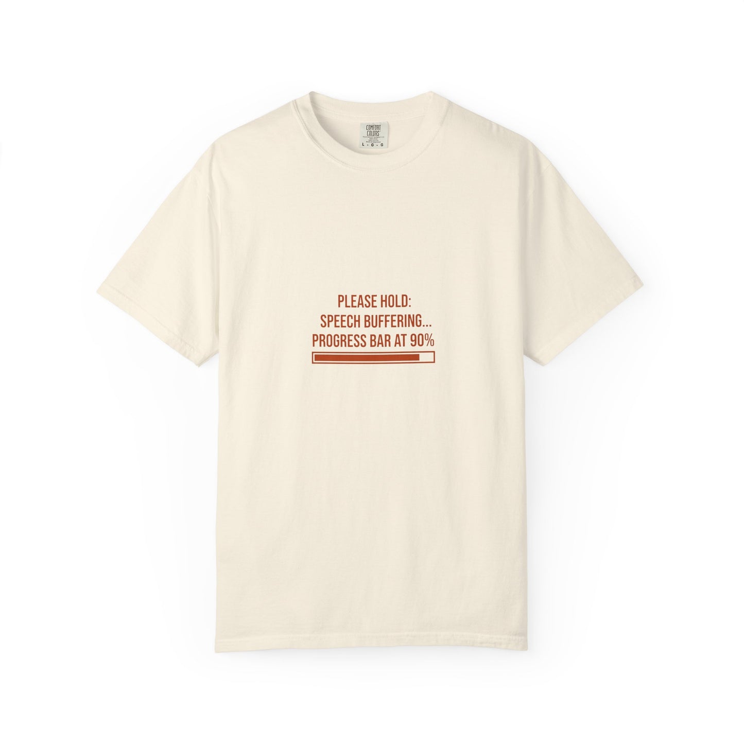 Please Hold Speech Buffering Tee | CP Awareness | Uplifted By Design