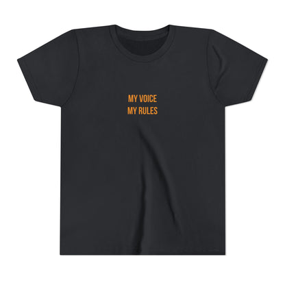 "My Voice My Rules" Cerebral Palsy Awareness Youth Tee | Uplifted By Design