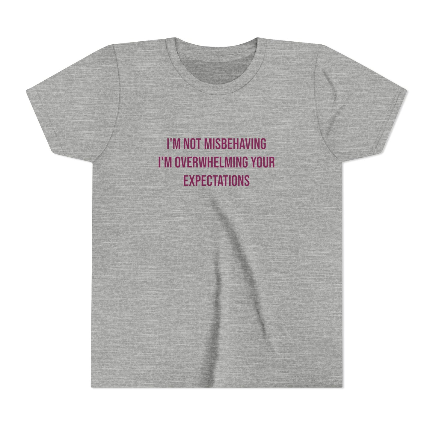 I'm Not Misbehaving" Neurodivergent Pride Youth Tee | Uplifted By Design