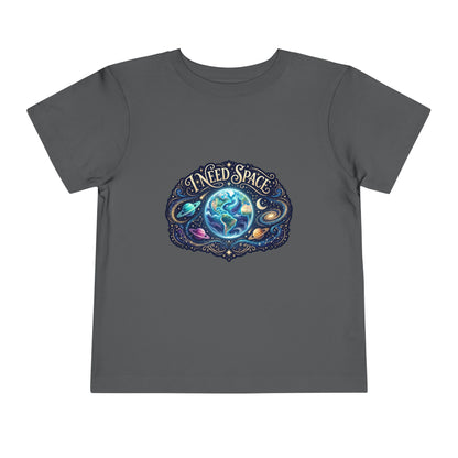 Toddler Tee — "I Need Space" Cosmic Galaxy | Autism Acceptance & Sensory Pride Shirt