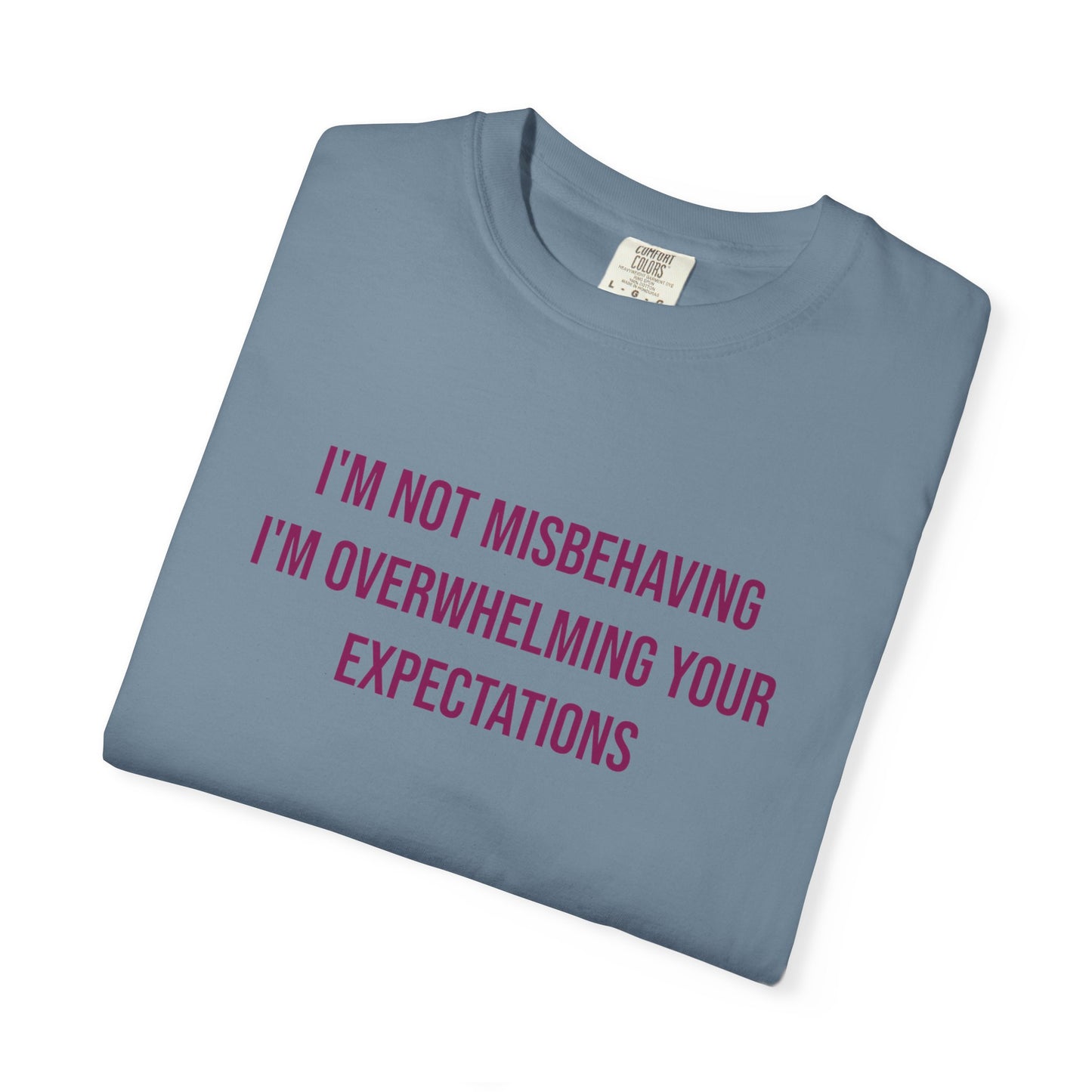 Im Not Misbehaving Im Overwhelming Your Expectations Empowerment T-shirt | Autism Awareness Streetwear Tee