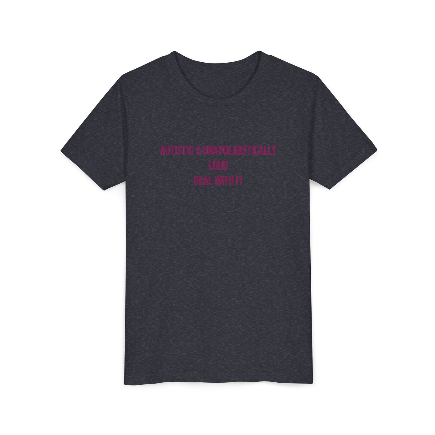 Loud Proud Autistic Neurodivergent Pride Youth Tee | Uplifted By Design