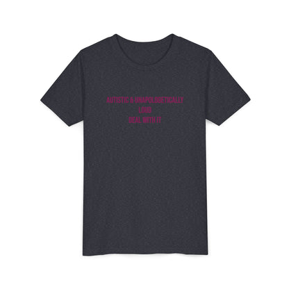 Loud Proud Autistic Neurodivergent Pride Youth Tee | Uplifted By Design