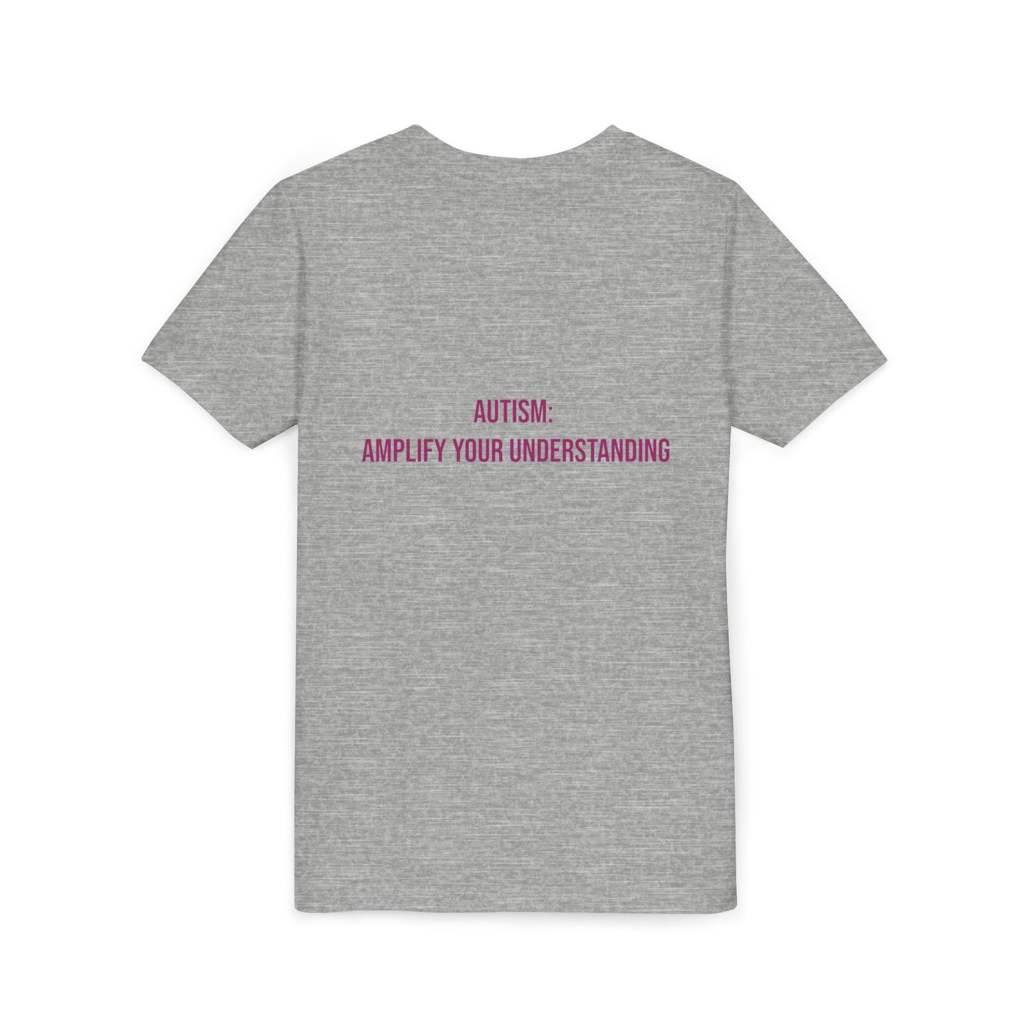 Amplify Your Understanding Empowerment Youth Tee | Autism Pride Kids Streetwear