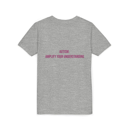 Amplify Your Understanding Empowerment Youth Tee | Autism Pride Kids Streetwear