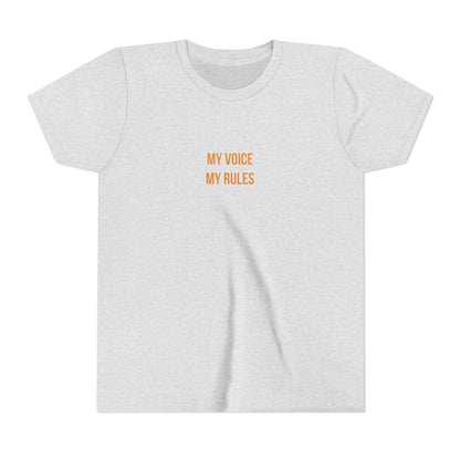 "My Voice My Rules" Cerebral Palsy Awareness Youth Tee | Uplifted By Design