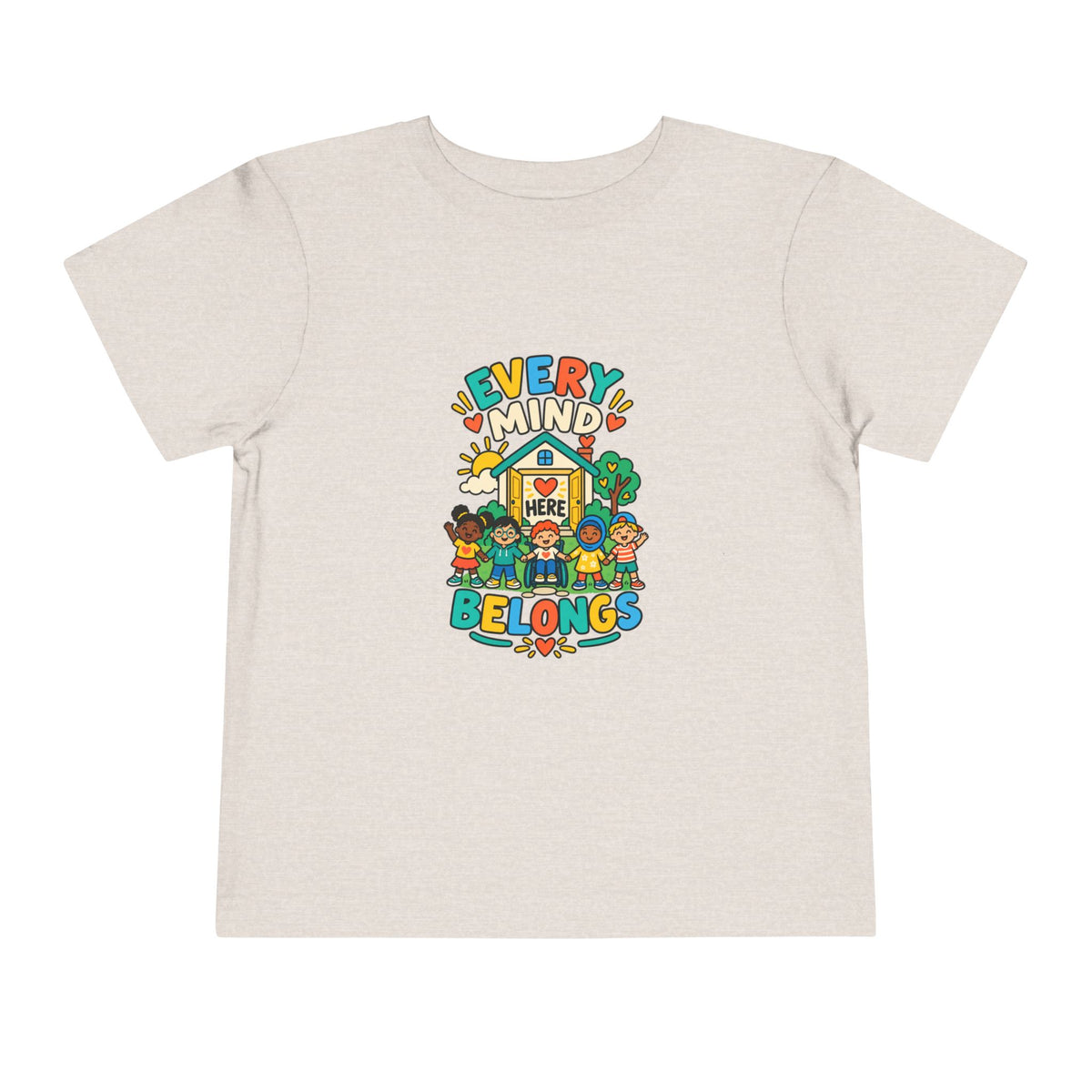 Every Mind Belongs Here Neurodiversity Toddler Tee | Autism Acceptance