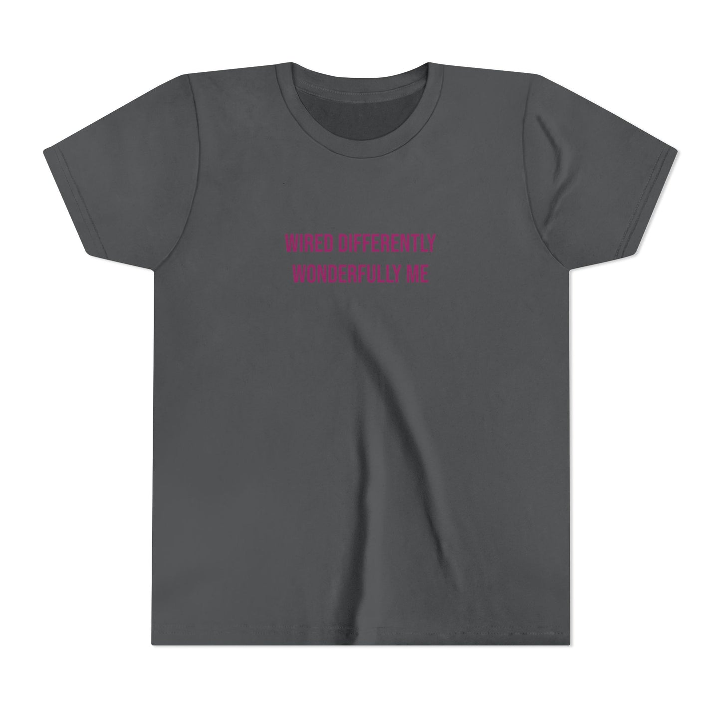 Youth Tee — "Wired Differently Wonderfully Me" Inspirational Kids T‑Shirt