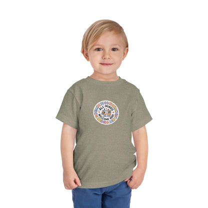 All Minds Welcome Here Neurodiversity Toddler Tee | Autism Acceptance