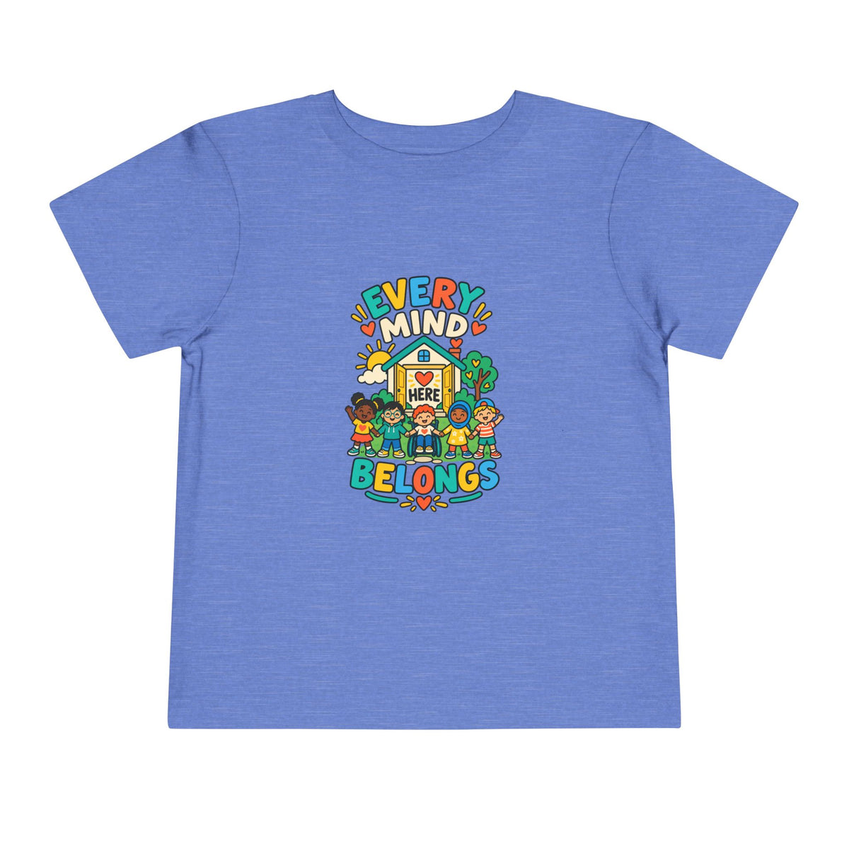Every Mind Belongs Here Neurodiversity Toddler Tee | Autism Acceptance