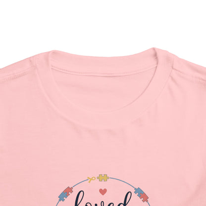 Loved Exactly As I Am Neurodiversity Toddler Tee | Autism Acceptance