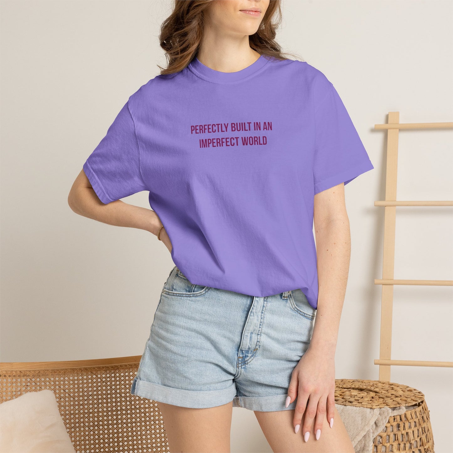 "Perfectly Built in an Imperfect World" Autism Awareness Tee