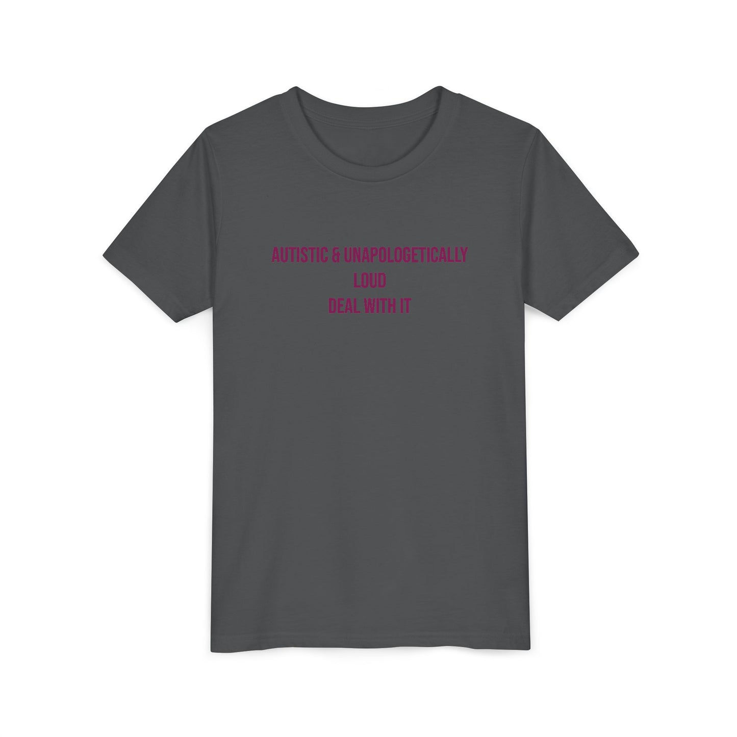 Loud Proud Autistic Neurodivergent Pride Youth Tee | Uplifted By Design