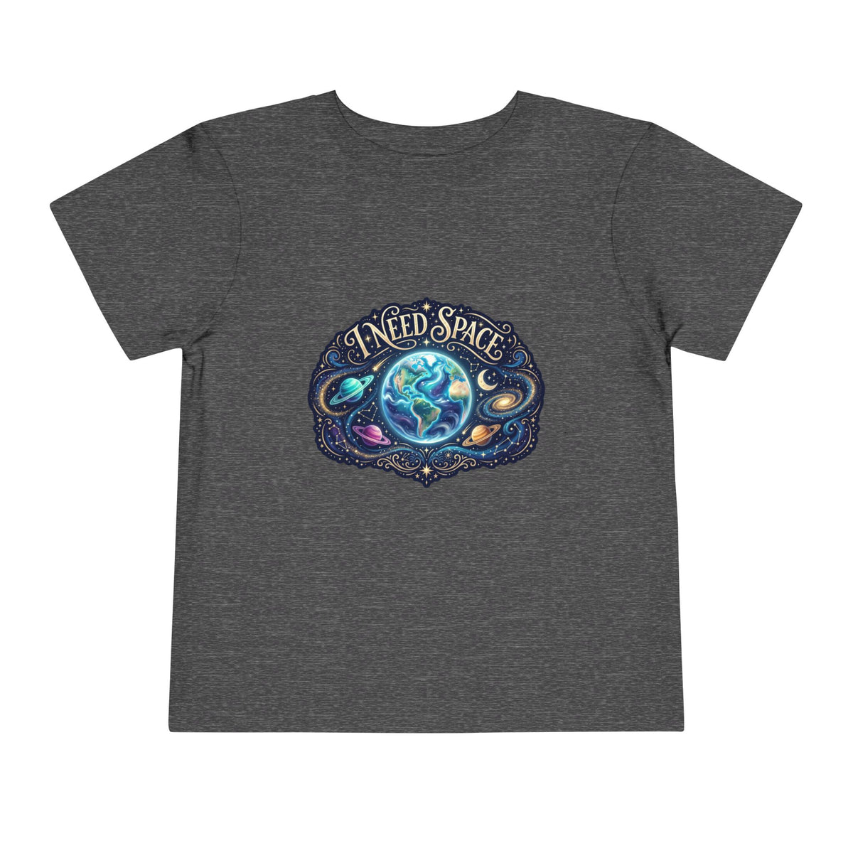 Toddler Tee — "I Need Space" Cosmic Galaxy | Autism Acceptance & Sensory Pride Shirt