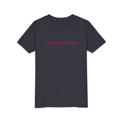 "Autism Is My Superpower" Neurodivergent Pride Youth Tee | Uplifted By Design