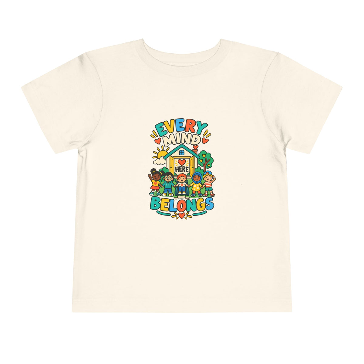 Every Mind Belongs Here Neurodiversity Toddler Tee | Autism Acceptance