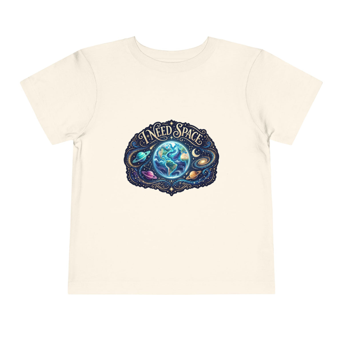 Toddler Tee — "I Need Space" Cosmic Galaxy | Autism Acceptance & Sensory Pride Shirt