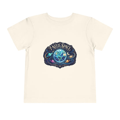 Toddler Tee — "I Need Space" Cosmic Galaxy | Autism Acceptance & Sensory Pride Shirt