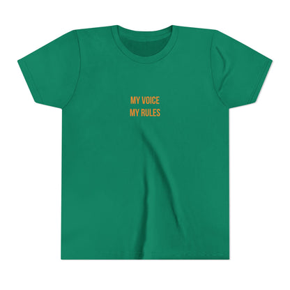 "My Voice My Rules" Cerebral Palsy Awareness Youth Tee | Uplifted By Design