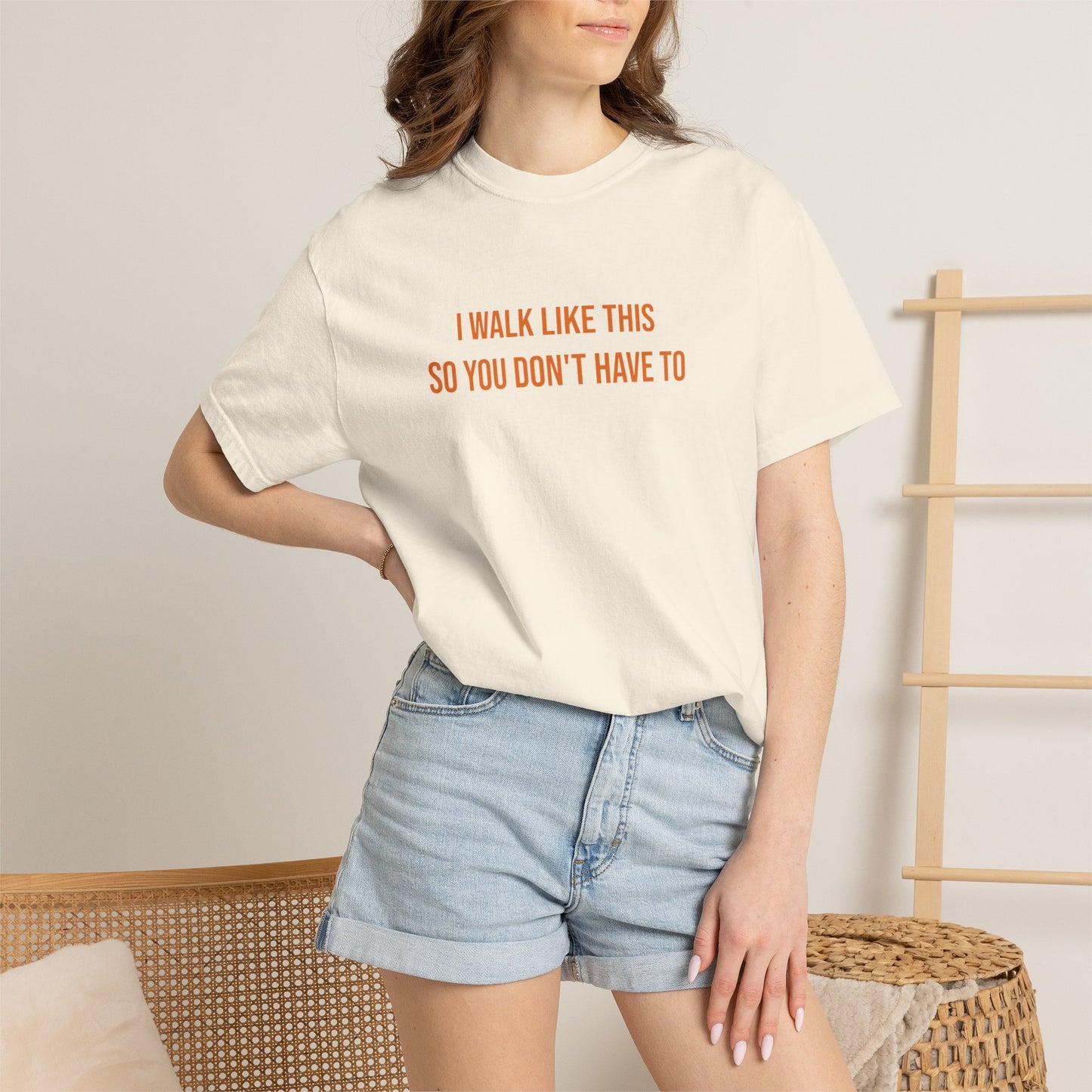 I Walk Like This So You Dont Have To T-shirt | CP Awareness Tee