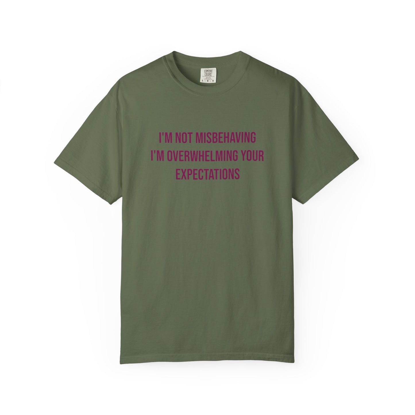 Im Not Misbehaving Im Overwhelming Your Expectations Empowerment T-shirt | Autism Awareness Streetwear Tee