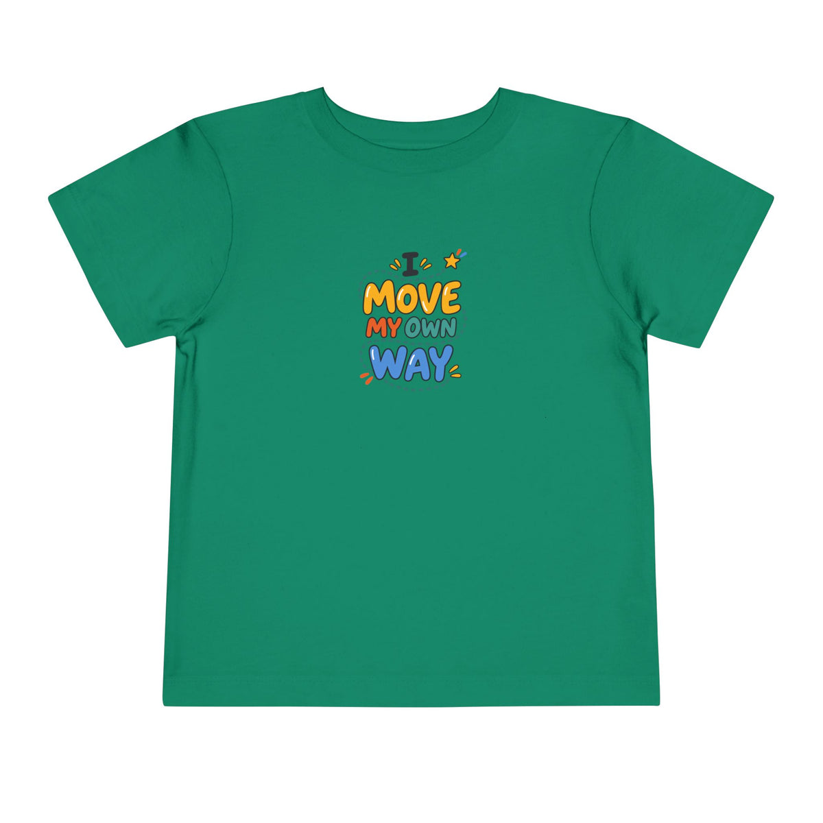 "I Move My Own Way" Toddler Graphic Tee | Uplifted By Design™ Adaptive Movement & Disability Pride Shirt