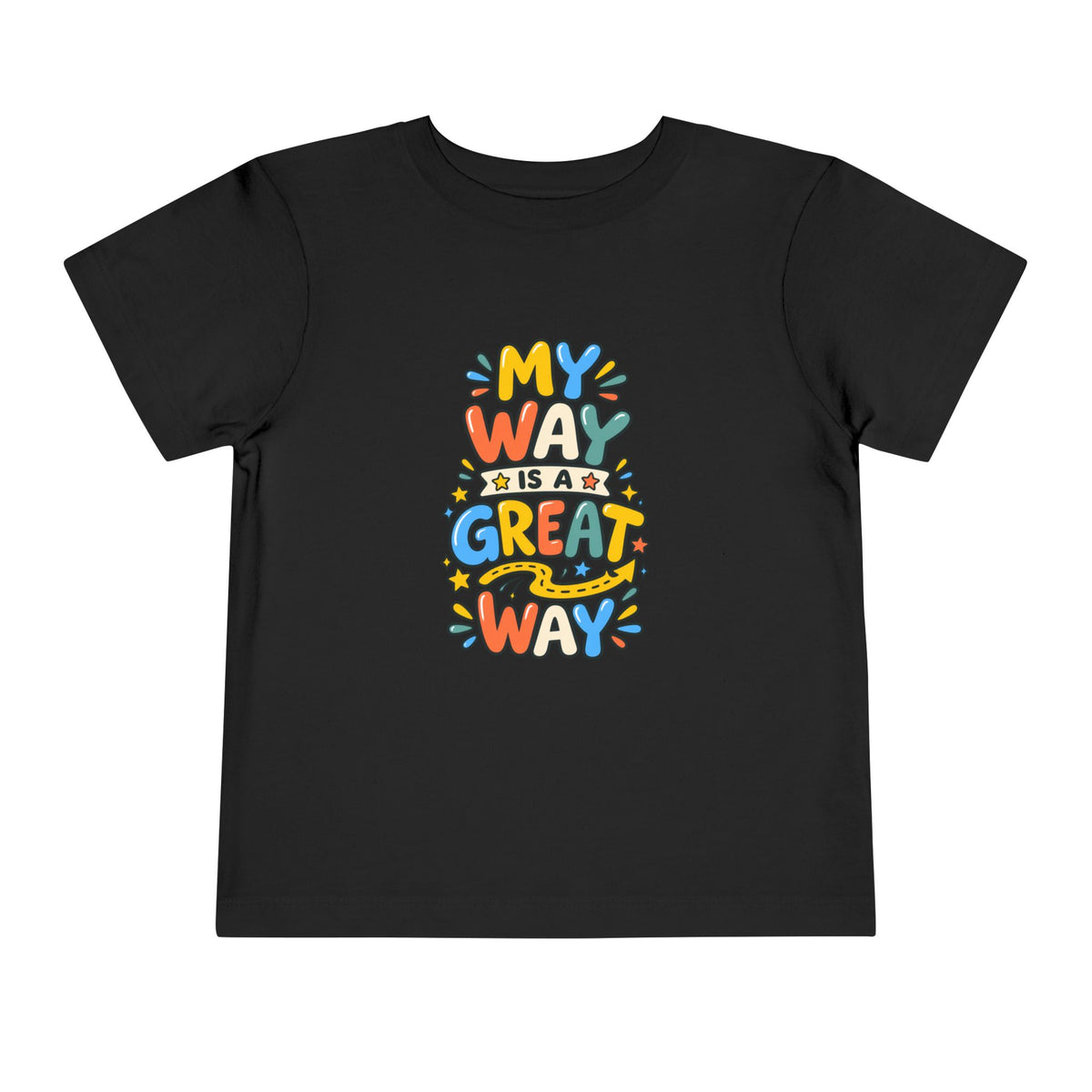 Toddler Tee — "My Way Is a Great Way" Affirmation | Cerebral Palsy & Disability Pride Shirt